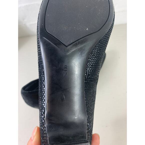 Vaneli Women's Dayle Almond-Toe Flexible Pump Slip On Black Size 8 - Picture 7 of 8